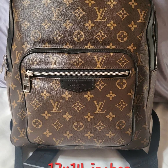Authentic Louis Vuitton Monogram Backpack in Brown and Gold - Picture 1 of 7
